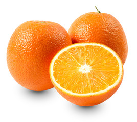 Orange fruit isolated