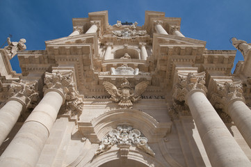 Fototapeta premium Santa Maria delle Colonne, Syrakus, Sizilien, Italien