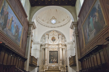 Obraz premium Santa Maria delle Colonne, Syrakus, Sizilien, Italien