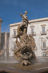 Artemisbrunnen, Syrakus, Sizilien, Italien