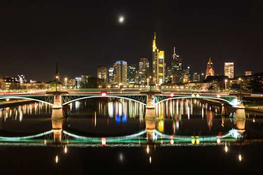 Frankfurt City at night