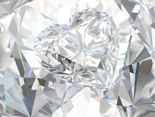 Diamond jewel (high resolution 3D image)