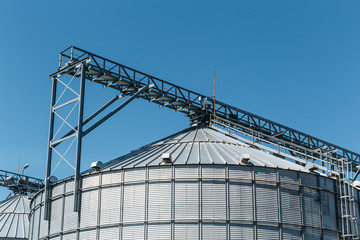 Steel round agriculture warehouse