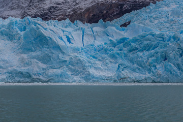 Glaciers in Lake Argentino, Los Glaciares National Park 

