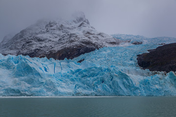 Glaciers in Lake Argentino, Los Glaciares National Park 

