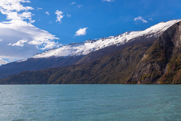 Glaciers in Lake Argentino, Los Glaciares National Park 

