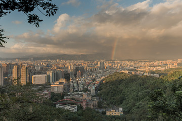 Sunset at the City - Taipei City in Taiwan