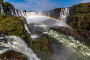 Iguazu waterfalls in Brazil and Argentina
