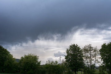 Fototapeta na wymiar Regenwolken