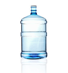 Naklejka premium Big bottle of water isolated on a white background