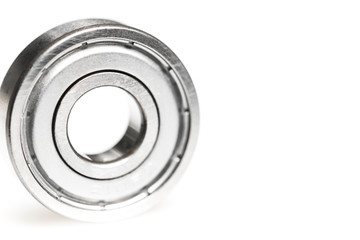 Ball bearing on a white background