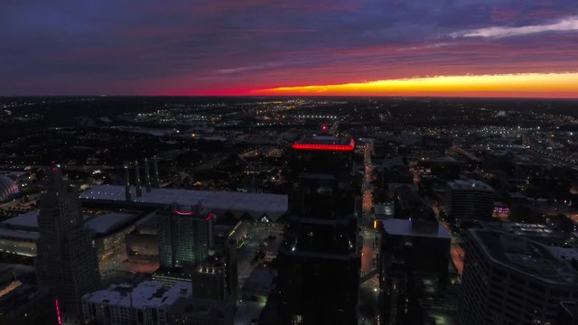 Aerial Missouri Kansas City September 2016 4K