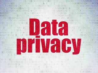 Security concept: Data Privacy on Digital Data Paper background