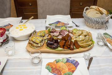 Traditonal hungarian food