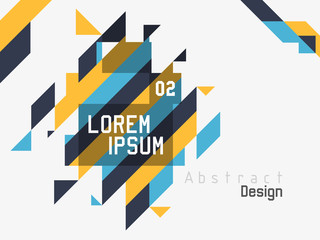 Brochure cover vector design advertising abstract background