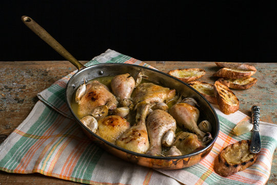 Roasted Chicken With Garlic