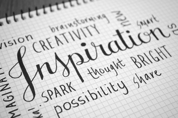 Hand Lettering Tag Cloud INSPIRATION