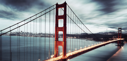 Golden Gate Bridge panoramic