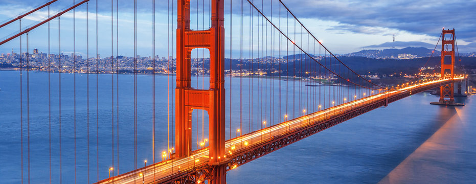 Fototapeta San Francisco at night