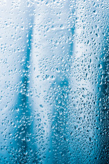 Drops of water.