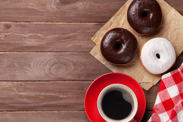 Donuts and coffee
