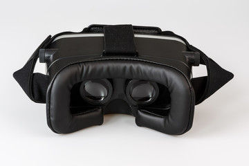 virtual reality simulator glasses for smartphone on white
