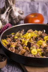 Vermicelli with meat