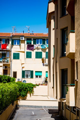 Dans le village de Orbetello en Toscane