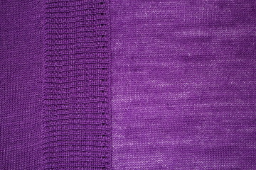 текстура вязаной ткани,  однотонного фиолетового цвета       