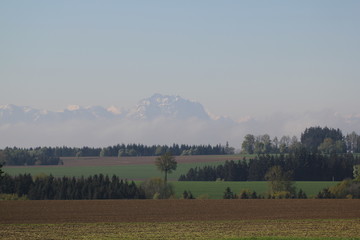 Fototapeta na wymiar Alpenvorland in Oberösterreich - Traunstein