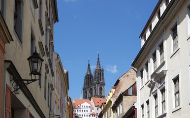 Altstadt von Meißen in Sachsen