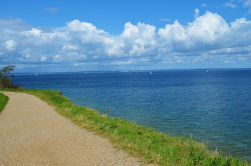 Coast of Schleswig-Holstein with view to the sea