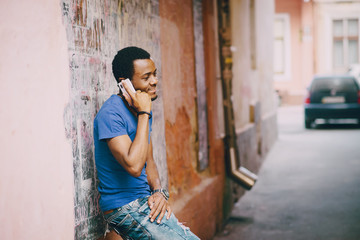 the guy with the phone