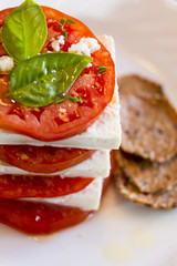 Tomatoes and feta salad 