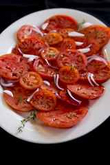 Tomatoes and feta salad 
