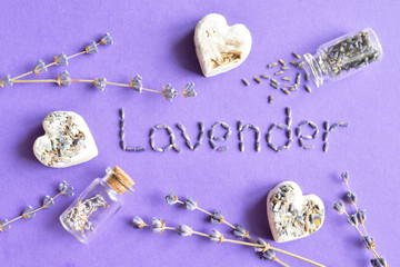 Obraz na płótnie Canvas dry lavender flowers
