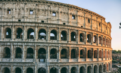 Naklejka premium Colosseum in Rome, Italy