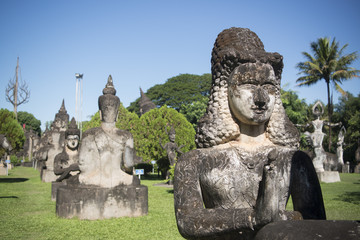 LAOS VIENTIANE XIENG KHUAN BUDDHA PARK