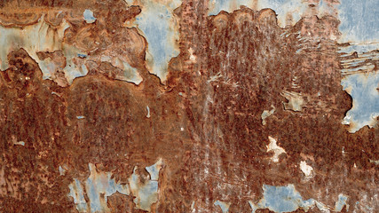 Rostiges Metall als Hintergrund, Rost Textur