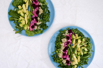 Salad Dinner Flat Lay