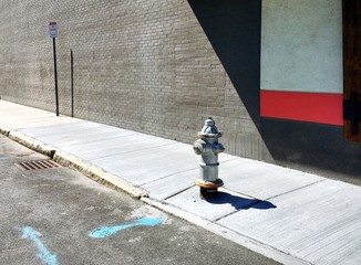 A fire hydrant on a hot day