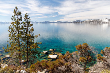 Fototapeta na wymiar Shores of Lake Tahoe