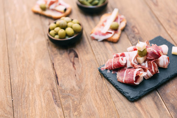 Delicious spanish tapas