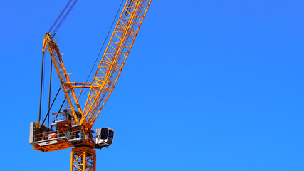 Fototapeta premium Crane, construction industry