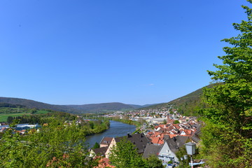 Fototapeta na wymiar Freudenberg am Main im Main-Tauber-Kreis