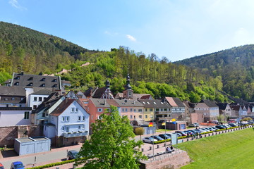 Fototapeta na wymiar Freudenberg am Main im Main-Tauber-Kreis