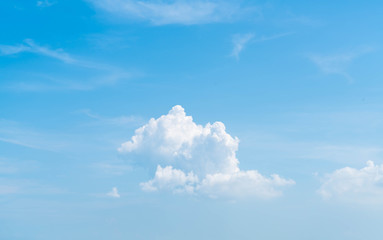 clouds on blue sky