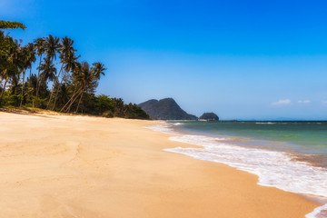 tropical beach in Thailand,beautiful seascape