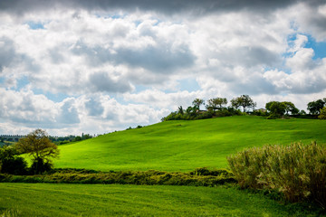 Paysage du Val d'Orcia en Toscane