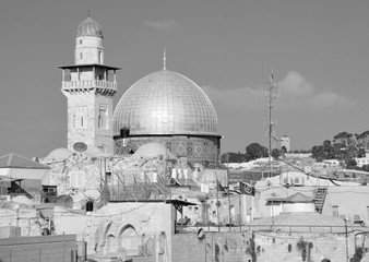 Temple Mount known as the the Noble Sanctuary of Jerusalem located in the Old City of Jerusalem, is...